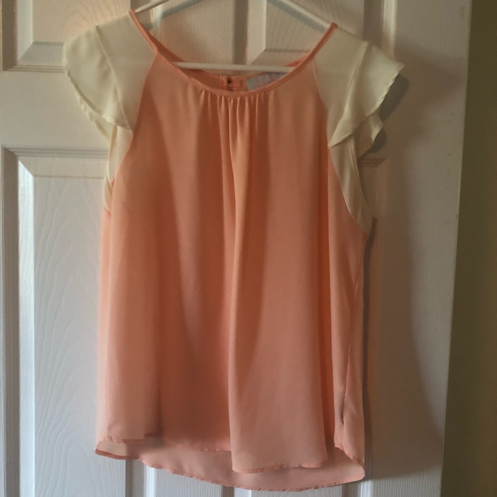 Light pink womens light shirt.